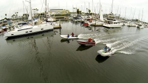 LEHR 15 hp outboard in use