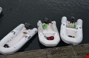 LEHR 9.9 hp outboard in use