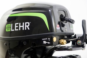 LEHR 9.9 hp outboard in use