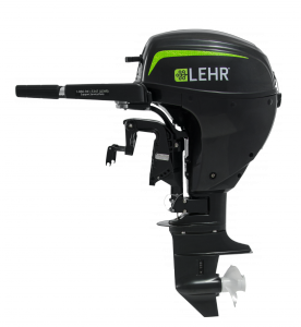 LEHR 9.9 hp outboard in use
